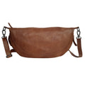 Soft Leather Sling Crossbody Bag