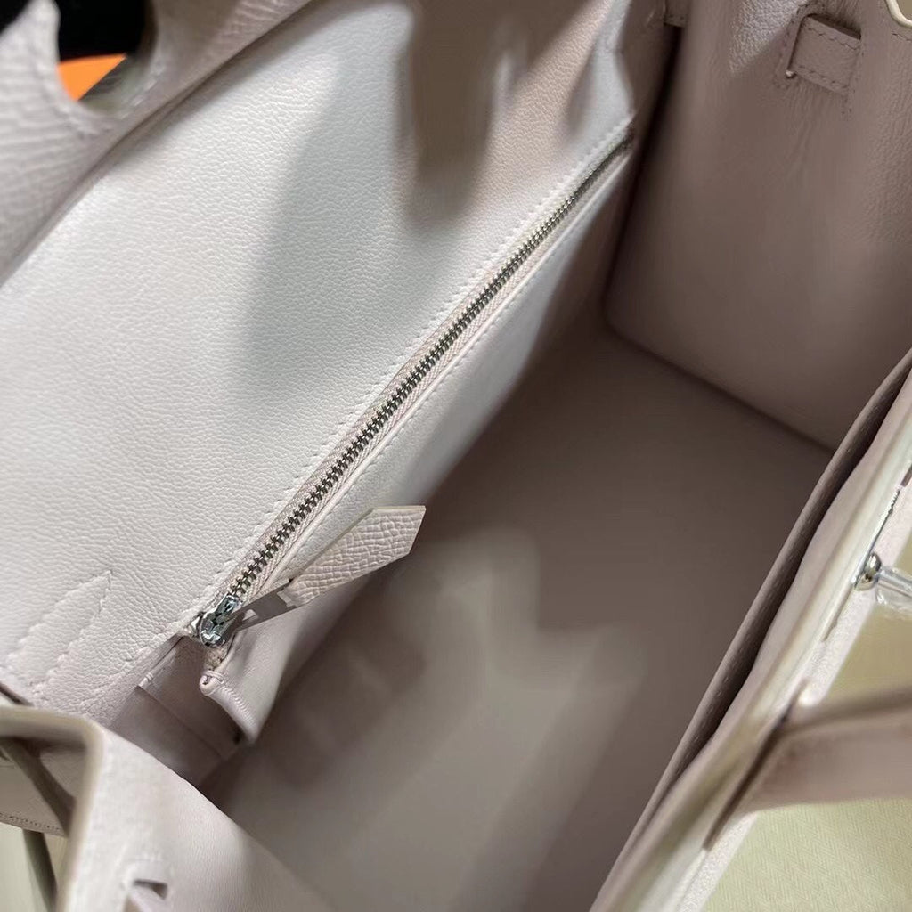 Hermès Birkin 25 Sellier Mauve Pale Epsom Silver Hardware