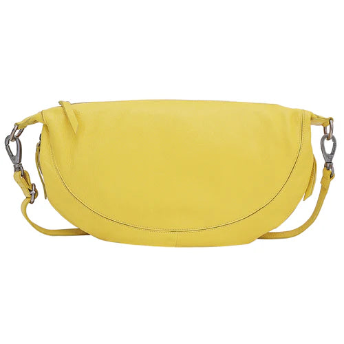 Soft Leather Sling Crossbody Bag