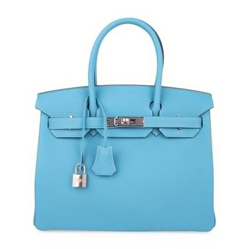 Birkin 30 Bag Blue du Nord Togo Leather Palladium Hardware